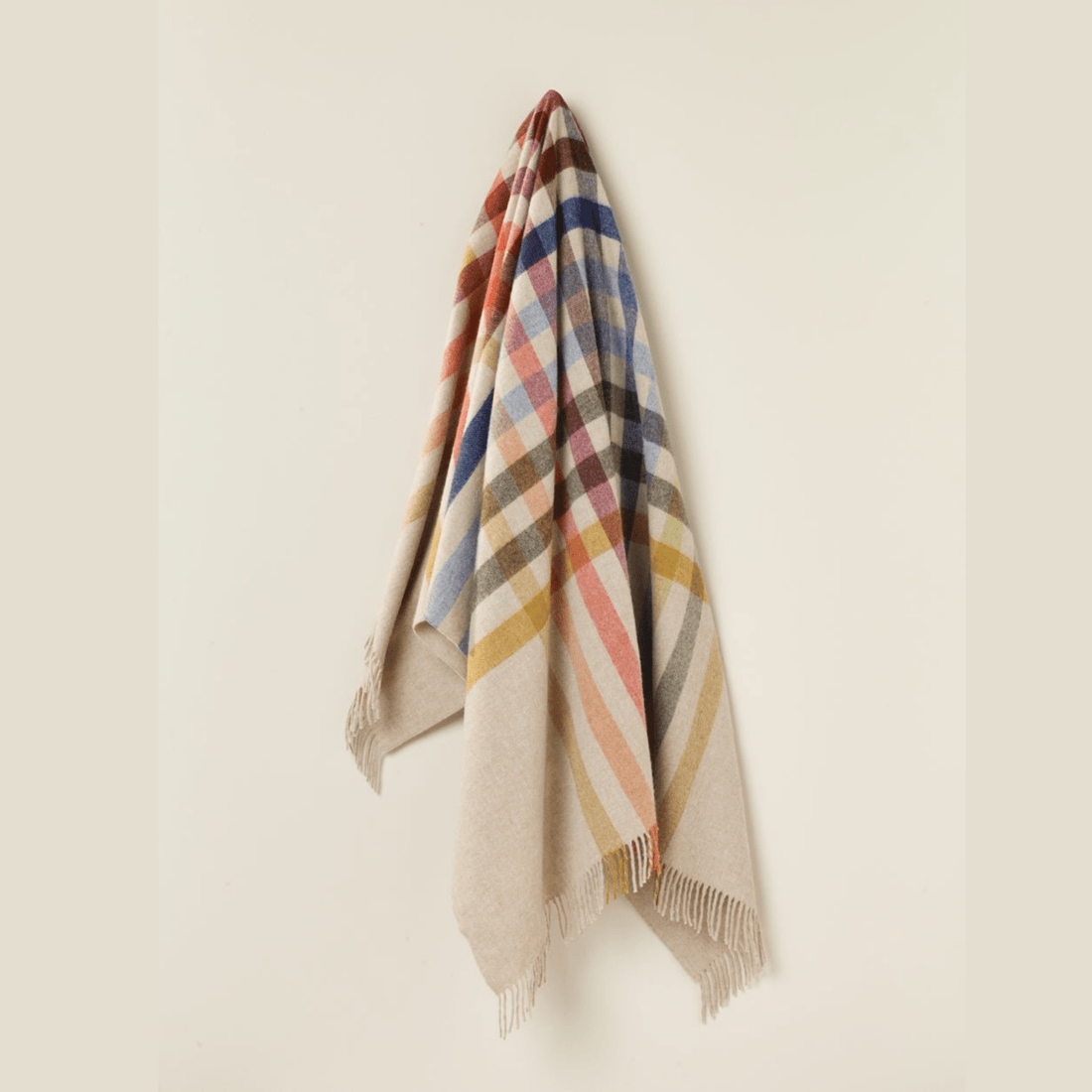 Bronte by Moon - Pure Wool Throw, Henley Multi - The Flower Crate
