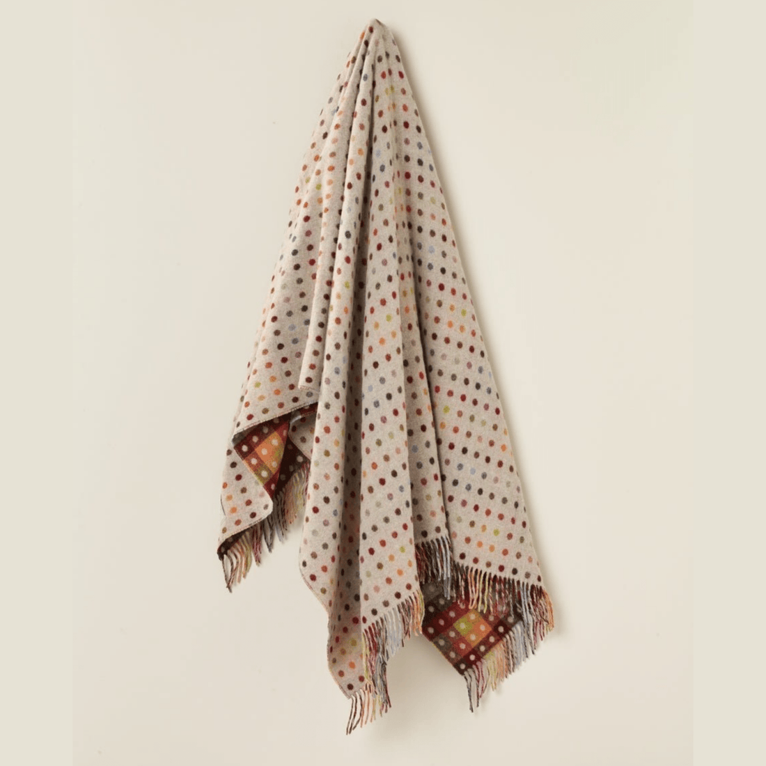 Bronte by Moon - Pure Wool Throw, Spot Check - The Flower Crate