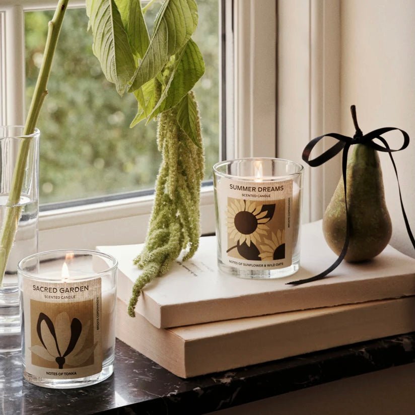 Broste - Scented Candle Jar - The Flower Crate