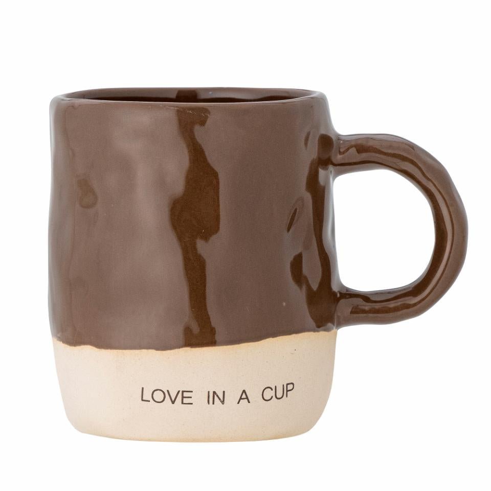 Brown Neo Mug - Love in a Cup - The Flower Crate
