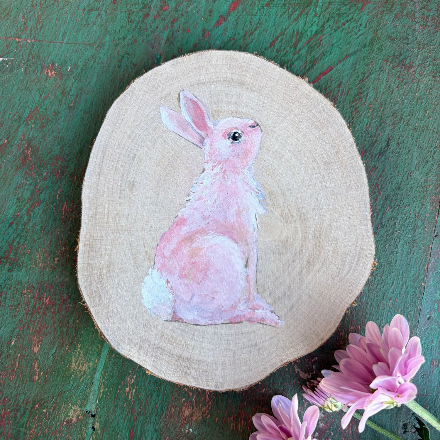 Brya Rose - Hand - Painted Bunnies - The Flower Crate