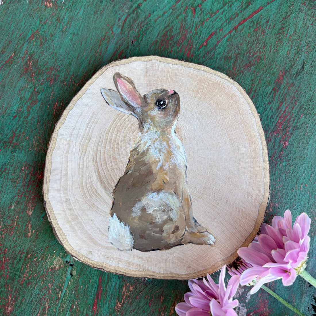 Brya Rose - Hand - Painted Bunnies - The Flower Crate