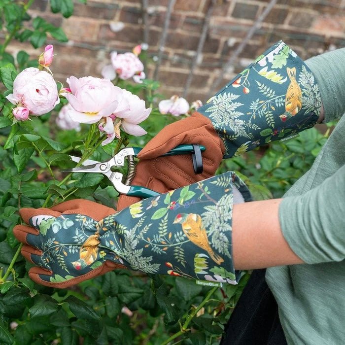 Burgon &amp; Ball - Woodland Wonders Gauntlet Garden Gloves - The Flower Crate
