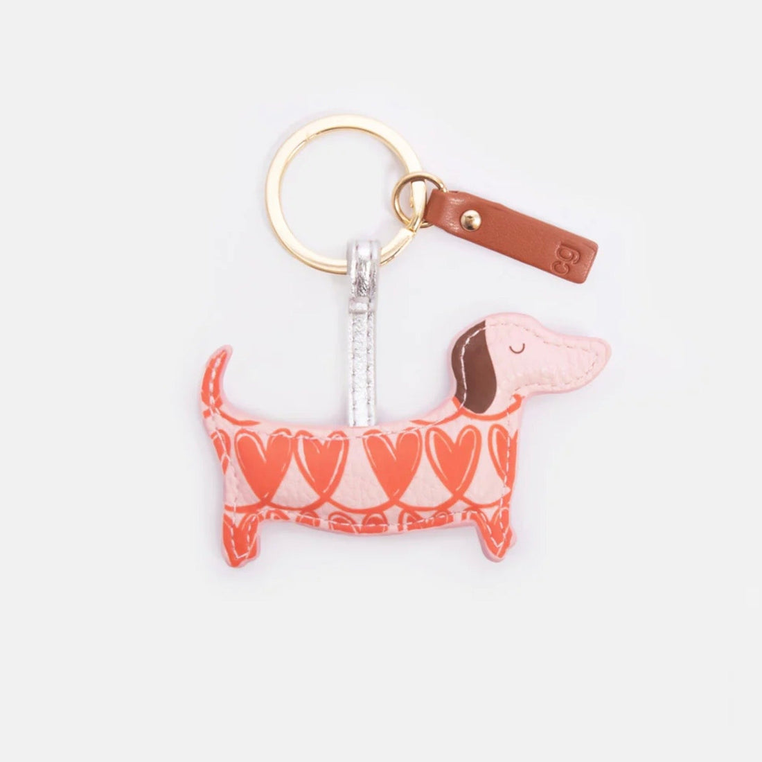 Caroline Gardner - Frank the Sausage Dog Keyring - The Flower Crate