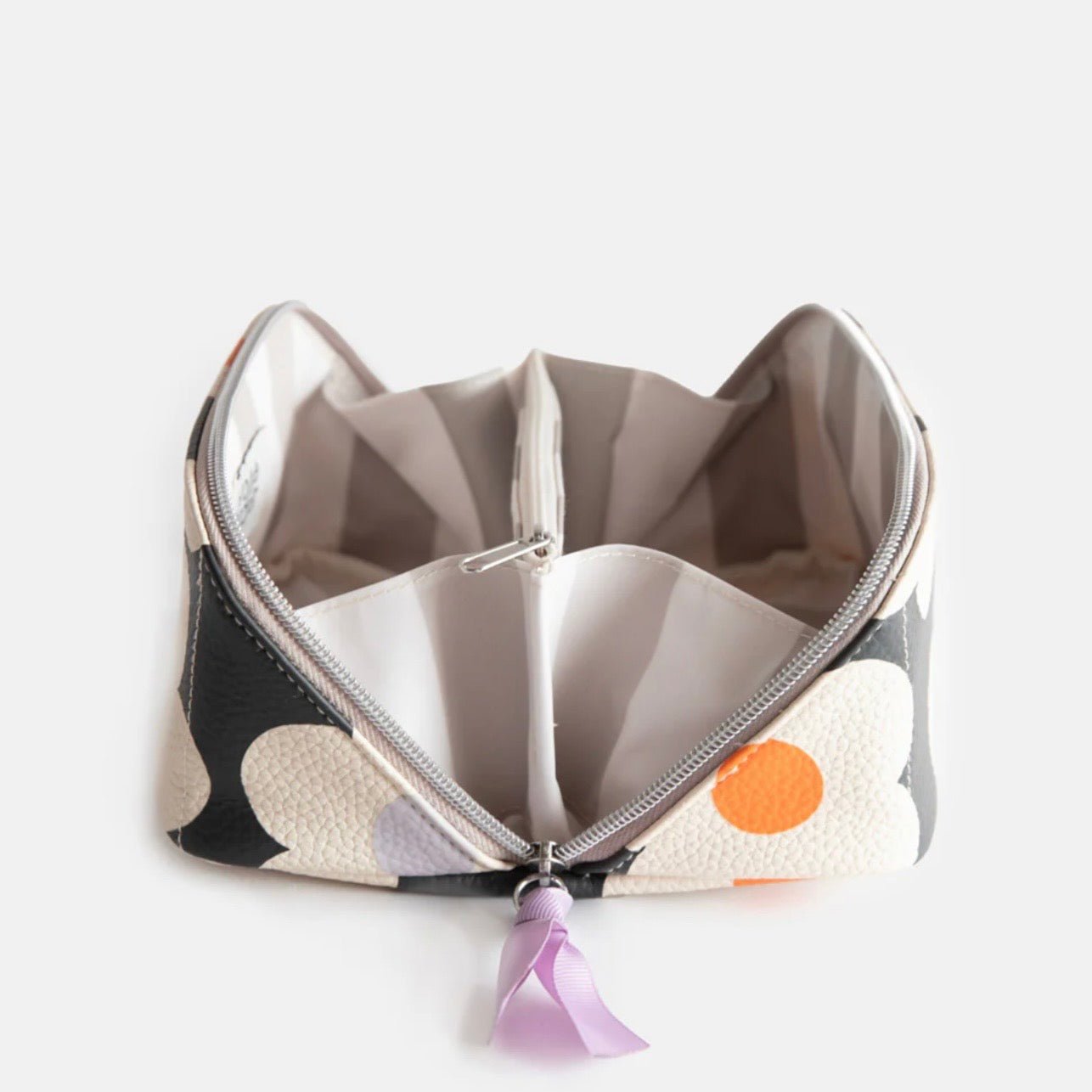 Caroline Gardner - Multi Flower Flat Lay Cosmetic Bag - The Flower Crate