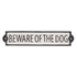 Cast Iron "Beware of the Dog" Sign - The Flower Crate