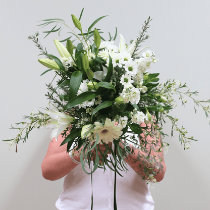&quot;Classic White&quot; Bouquet - The Flower Crate