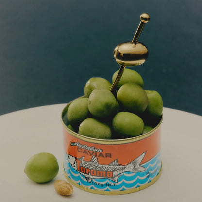 Corey Ashford - Cocktail Olive Pick, Gold - The Flower Crate