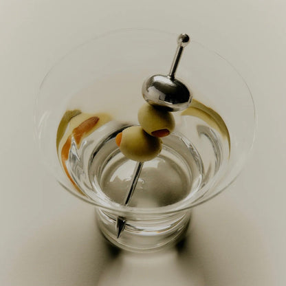 Corey Ashford - Cocktail Olive Pick, Silver - The Flower Crate