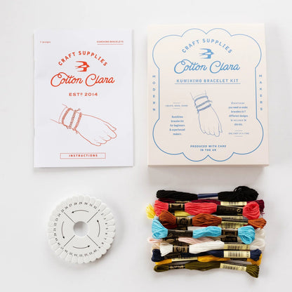 Cotton Clara - Kumihimo Friendship Bracelet Kit - The Flower Crate