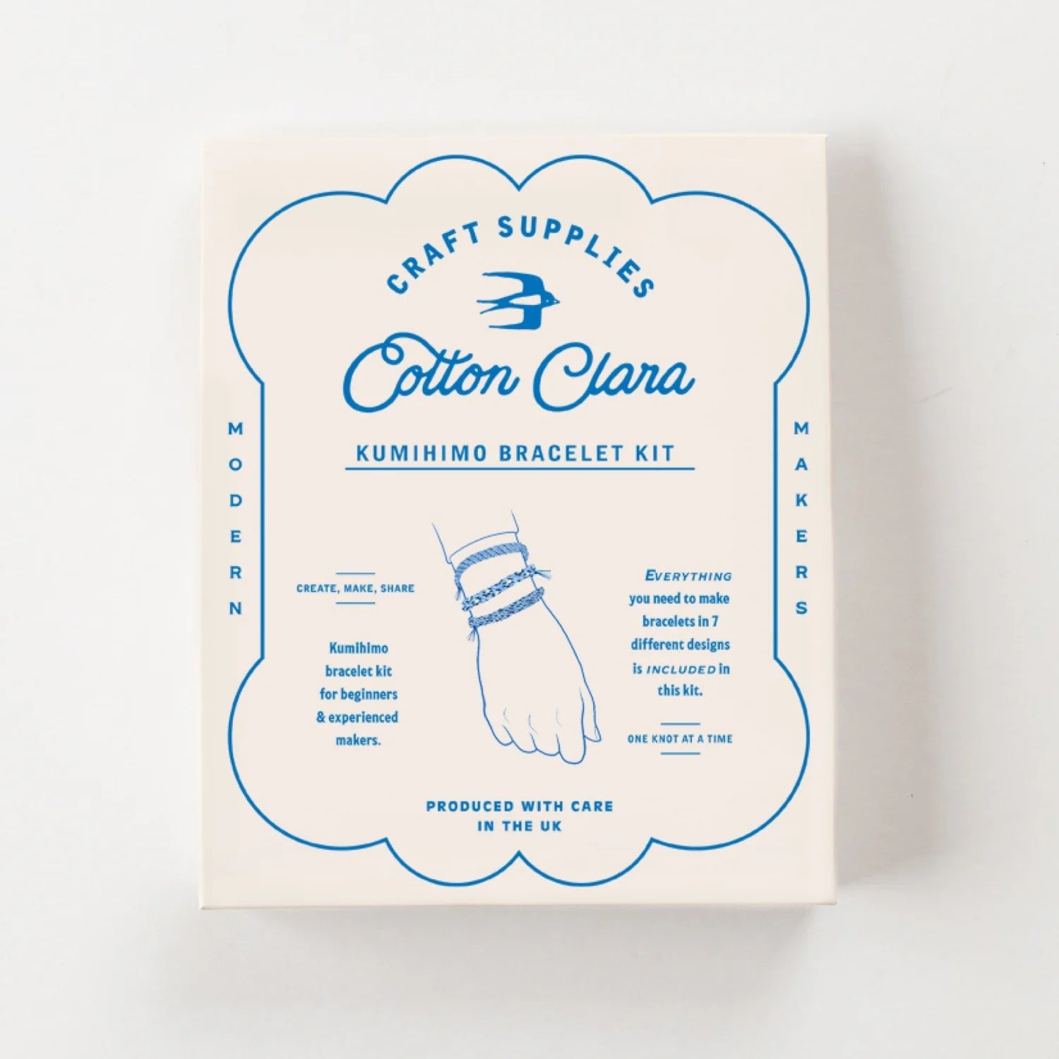 Cotton Clara - Kumihimo Friendship Bracelet Kit - The Flower Crate