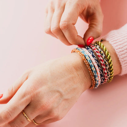 Cotton Clara - Kumihimo Friendship Bracelet Kit - The Flower Crate
