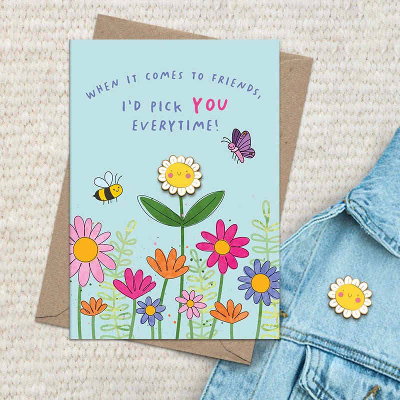Dandelion Pin &amp; Post Card Range - The Flower Crate