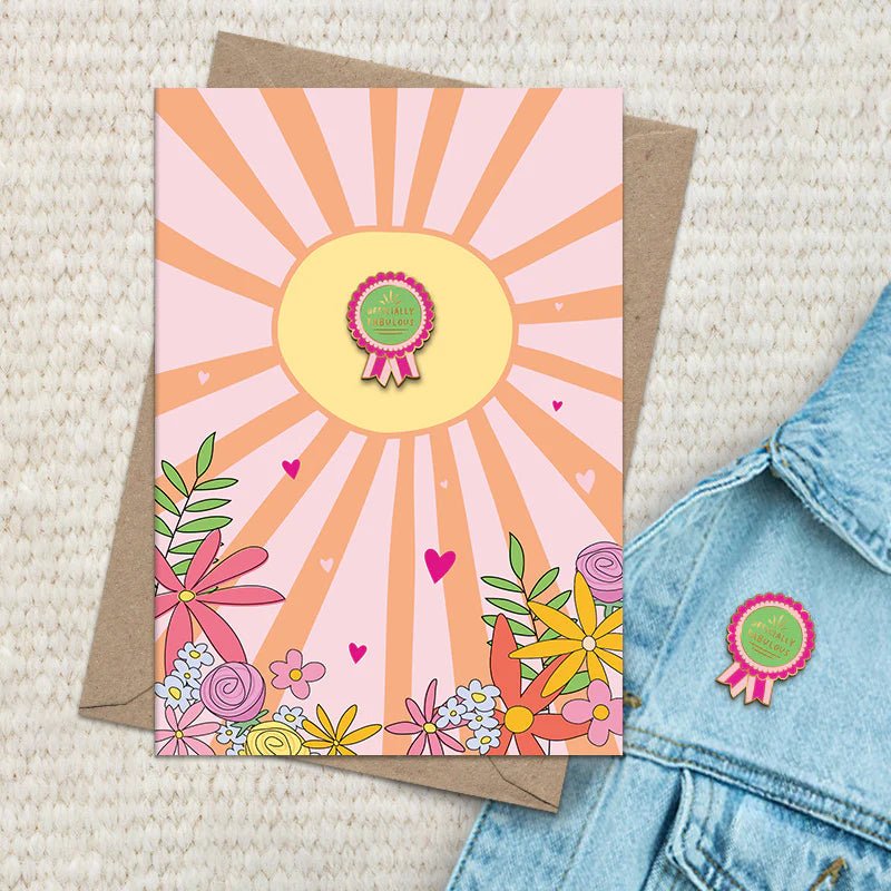 Dandelion Pin &amp; Post Card Range - The Flower Crate
