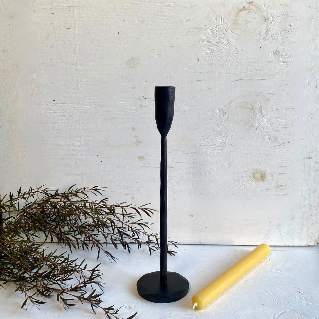 Dax Iron Candlestick - Medium - The Flower Crate