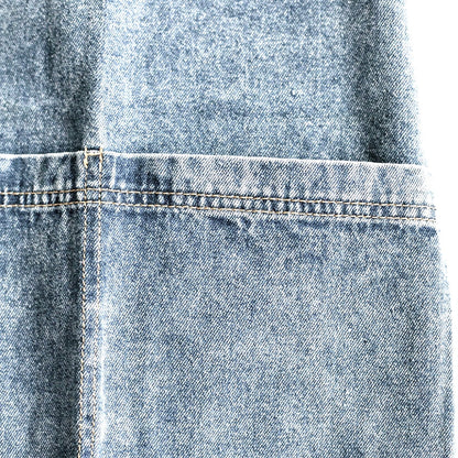 Denim Cotton Apron - The Flower Crate