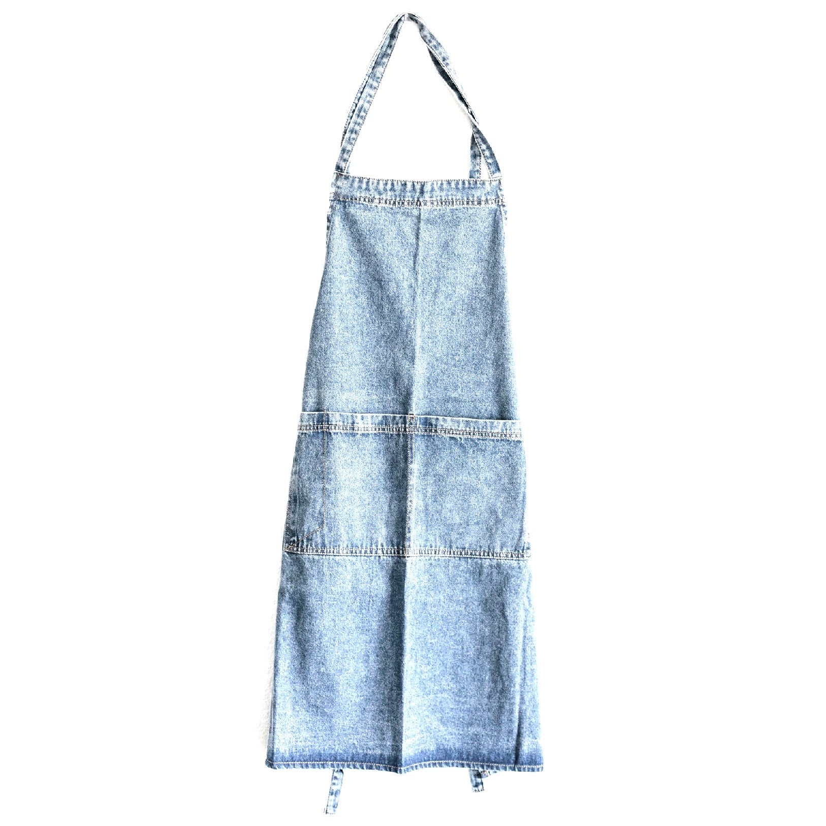 Denim Cotton Apron - The Flower Crate