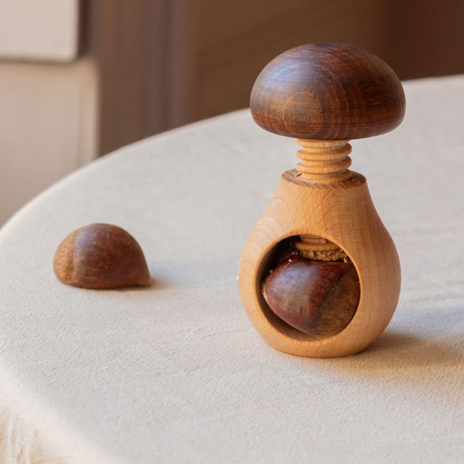 Dishy - Beech Wood Mushroom Nutcracker - The Flower Crate