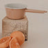 Dishy - Enamel Milk Pan, Clay - The Flower Crate