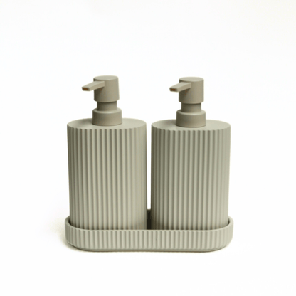 Eco Basics Wash Station Duo - Taupe - The Flower Crate