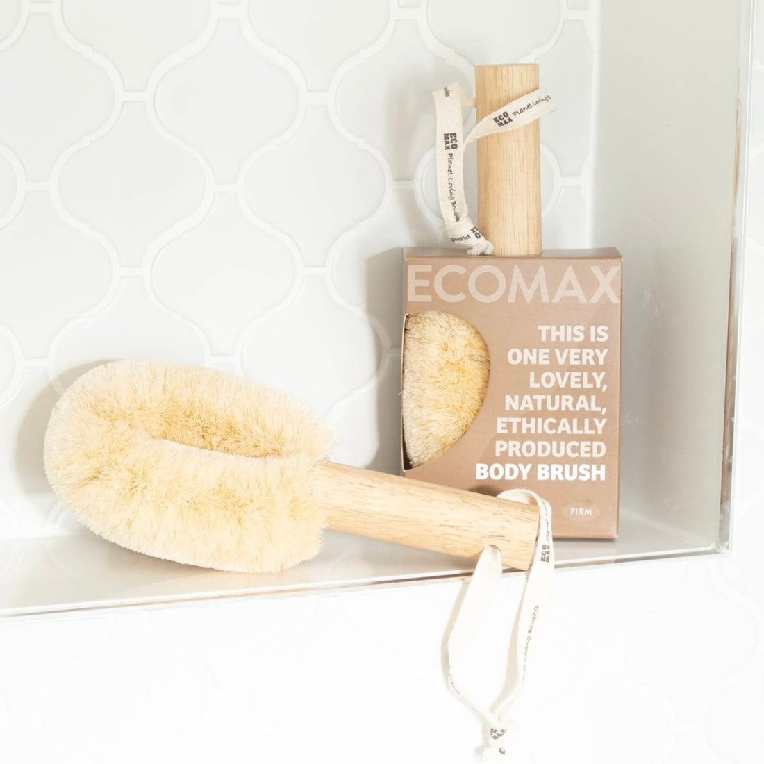 Ecomax - Firm Sisal Body Brush - The Flower Crate