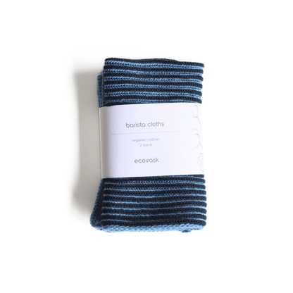 Ecovask - Barista Cloths 2 Pk, Navy. Blues Collection - The Flower Crate