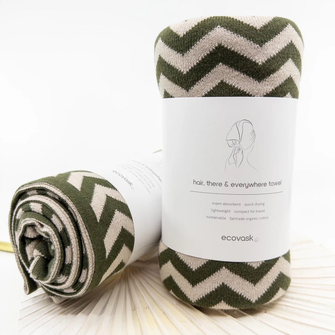 Ecovask - Hair, There &amp; Everywhere Towel - The Flower Crate