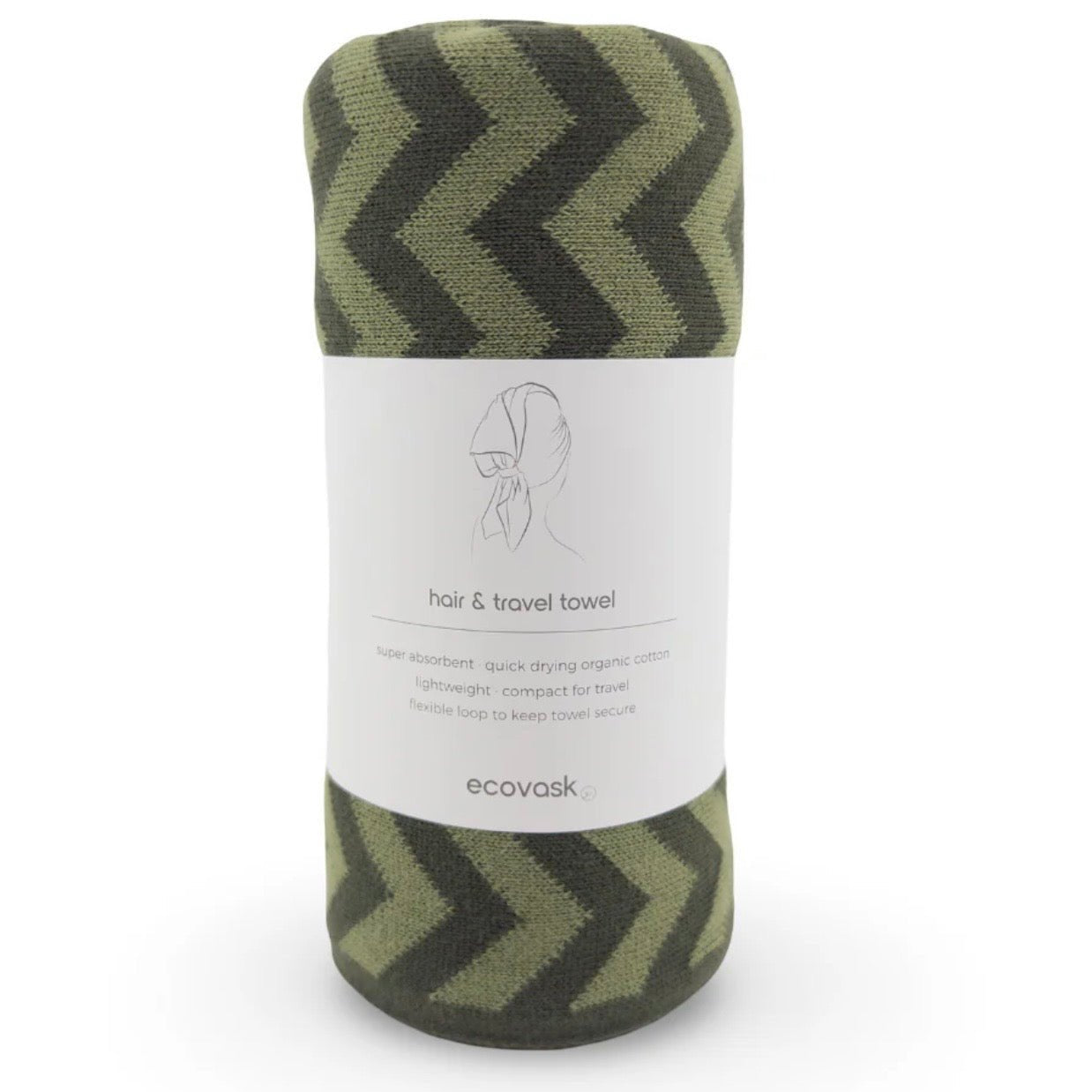 Ecovask - Hair, There &amp; Everywhere Towel - The Flower Crate