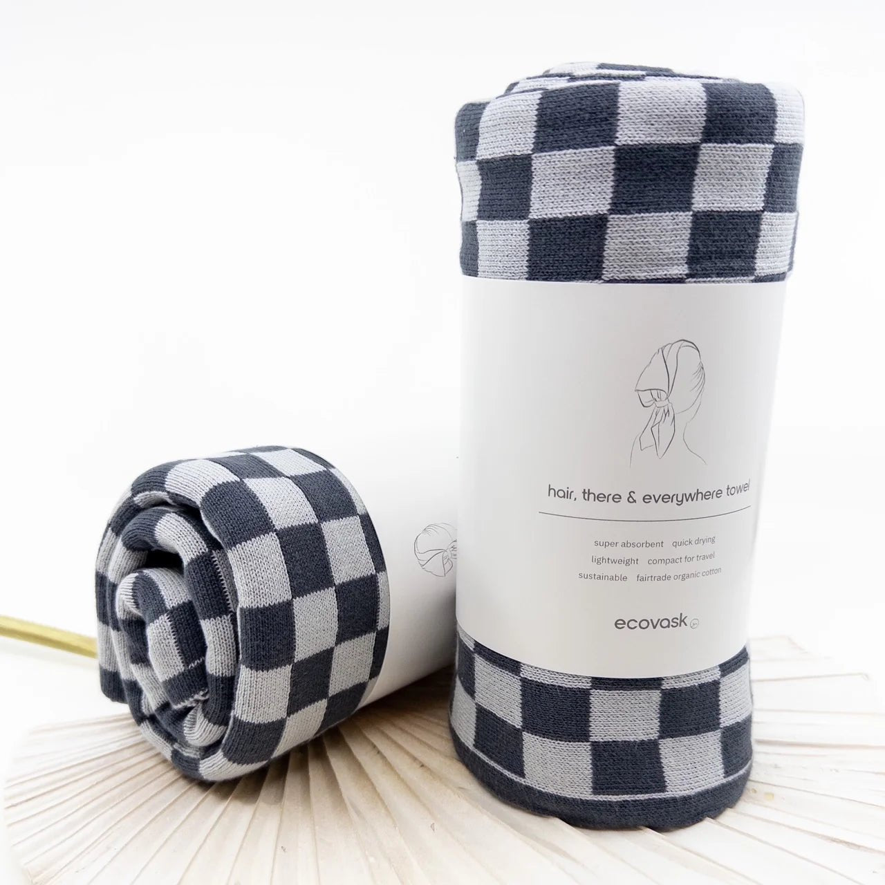 Ecovask - Hair, There &amp; Everywhere Towel - The Flower Crate