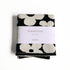 Ecovask - The Ultimate Tea Towel, Black & White Petal. Petal Collection. - The Flower Crate