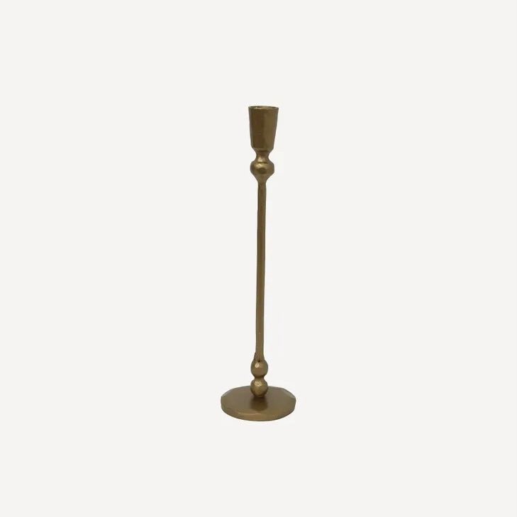 Eddie Gold Iron Candle Stand - The Flower Crate