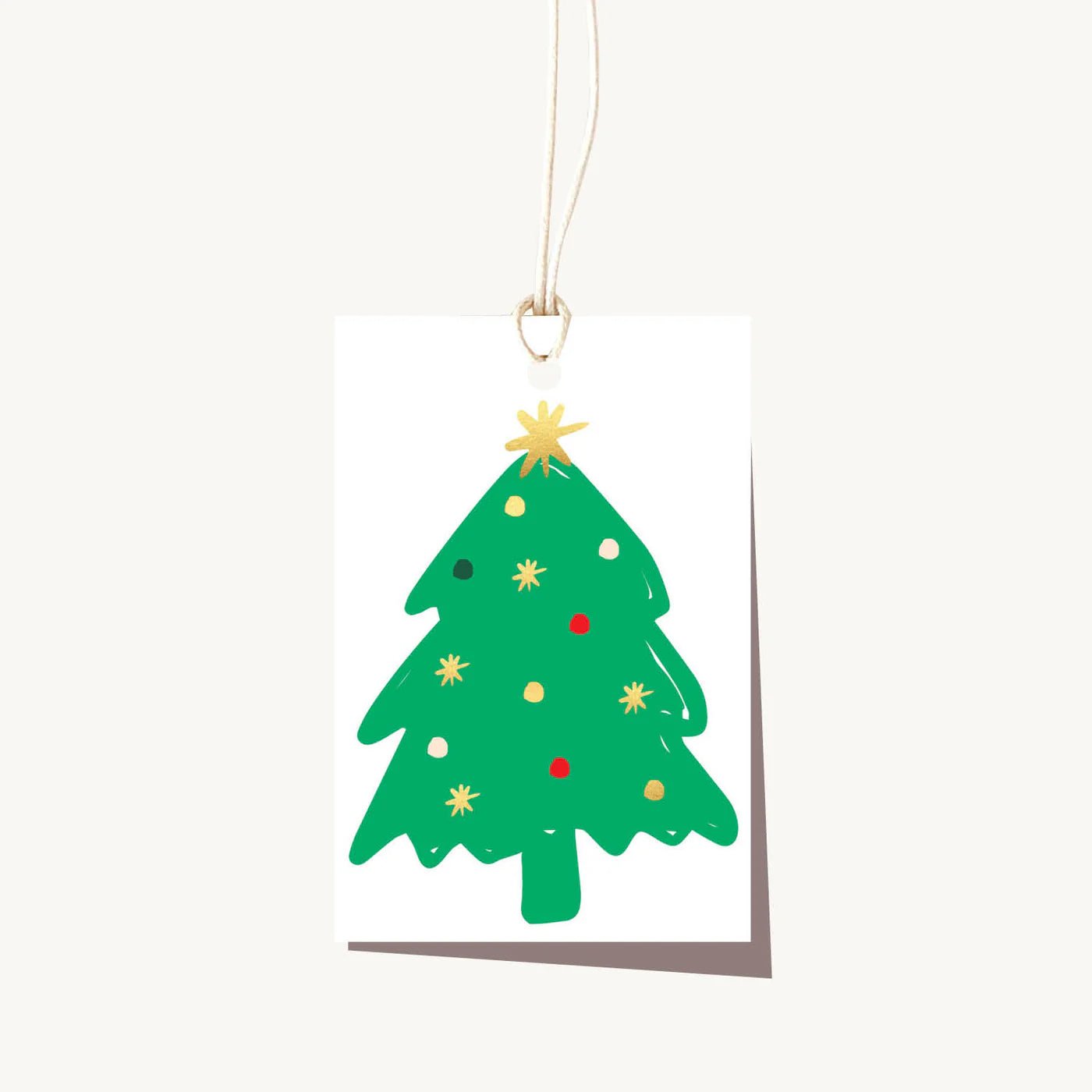 Elm Christmas Gift Tag - The Flower Crate