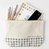 Emily Lex - Gingham Canvas Zipper Pouch - The Flower Crate
