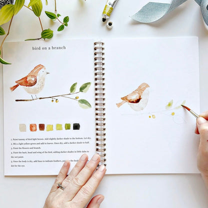 Emily Lex Studio - Animals Watercolour Workbook - The Flower Crate