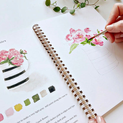 Emily Lex Studio - Bouquets Watercolour Workbook - The Flower Crate