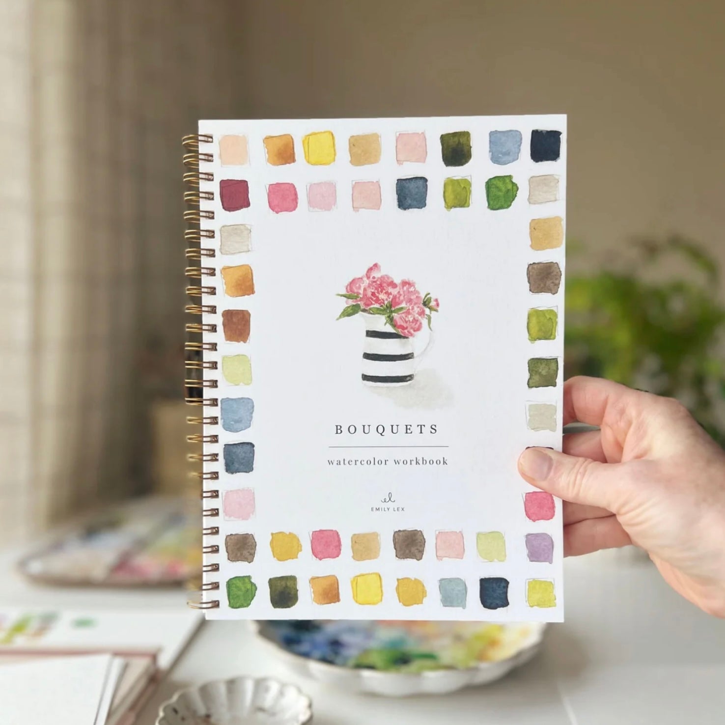 Emily Lex Studio - Bouquets Watercolour Workbook - The Flower Crate