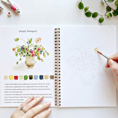 Emily Lex Studio - Bouquets Watercolour Workbook - The Flower Crate