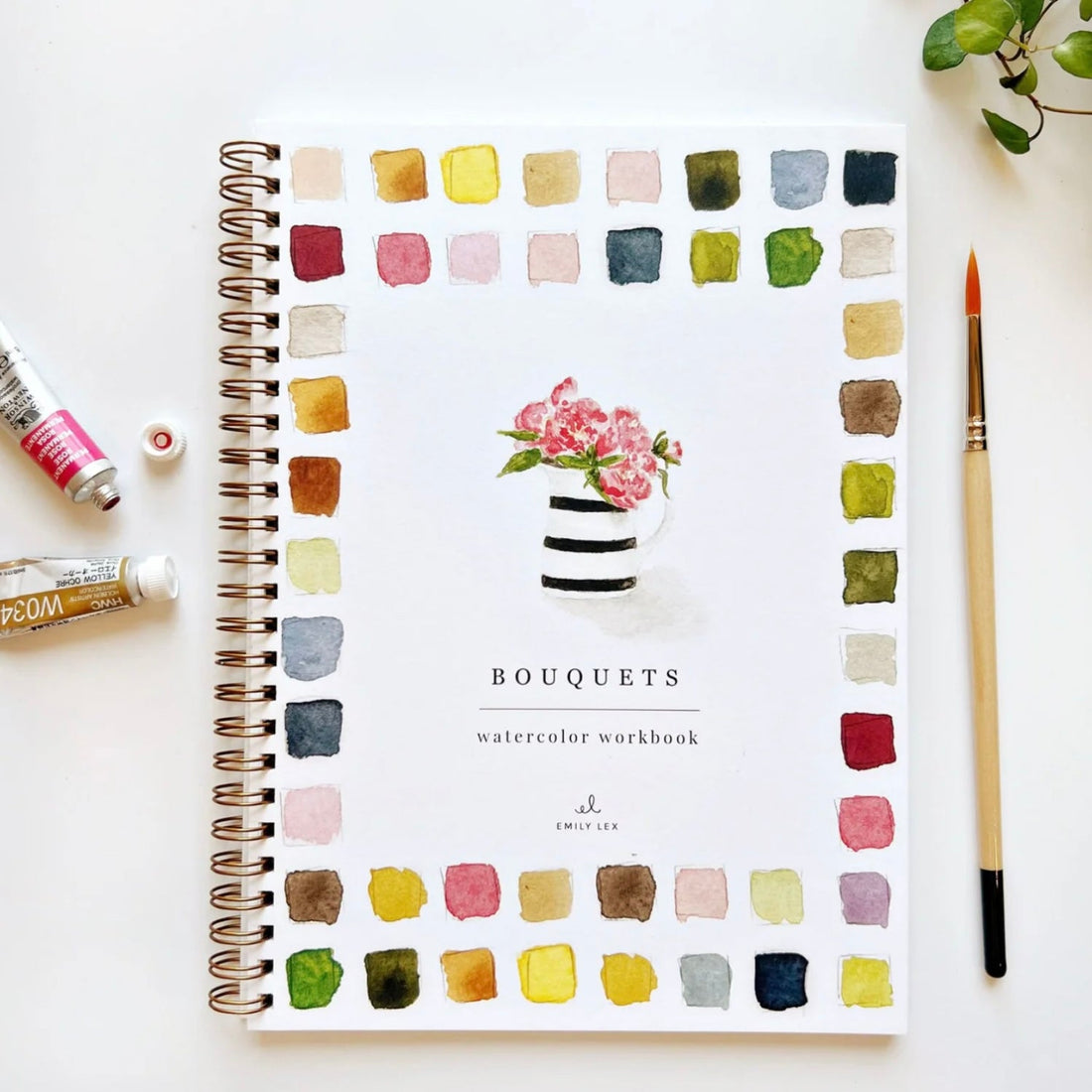 Emily Lex Studio - Bouquets Watercolour Workbook - The Flower Crate