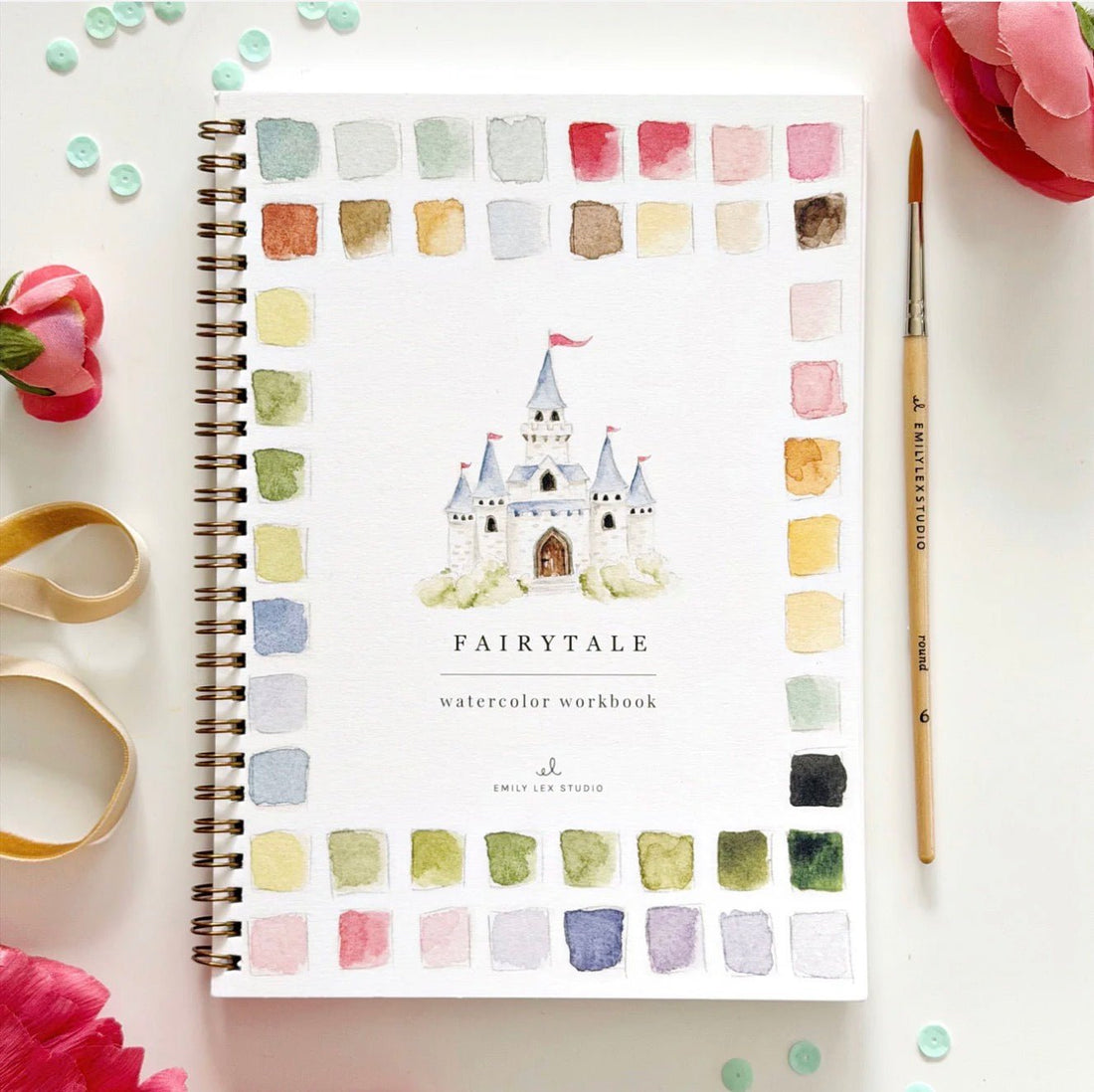 Emily Lex Studio - Fairytale Watercolour Workbook - The Flower Crate