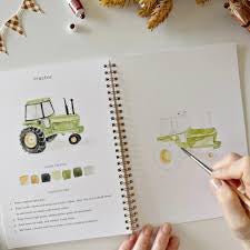 Emily Lex Studio - Farmhouse Watercolour Workbook - The Flower Crate