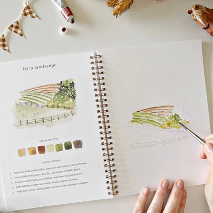 Emily Lex Studio - Farmhouse Watercolour Workbook - The Flower Crate