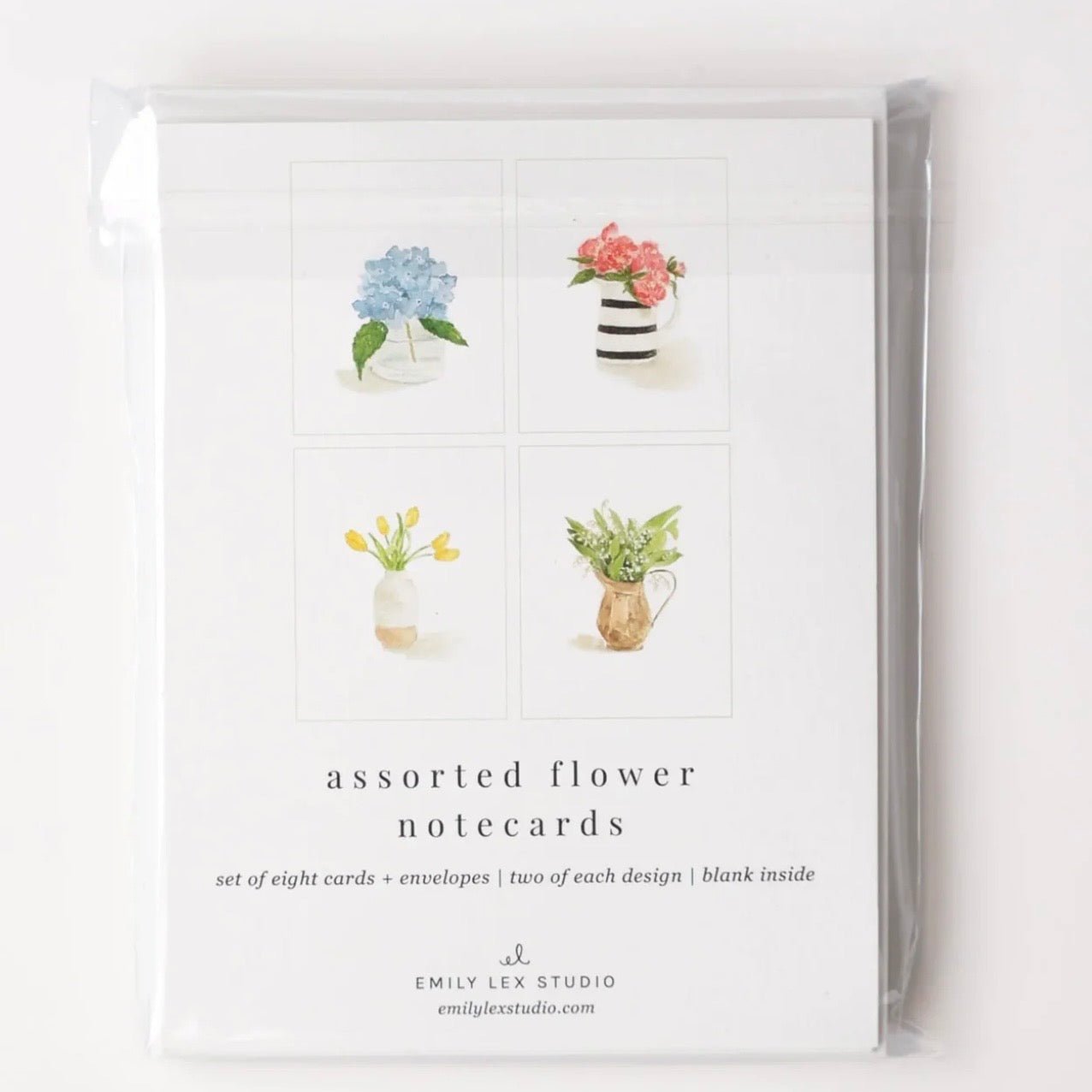 Emily Lex Studio - Flower Vase Notecard Set - The Flower Crate