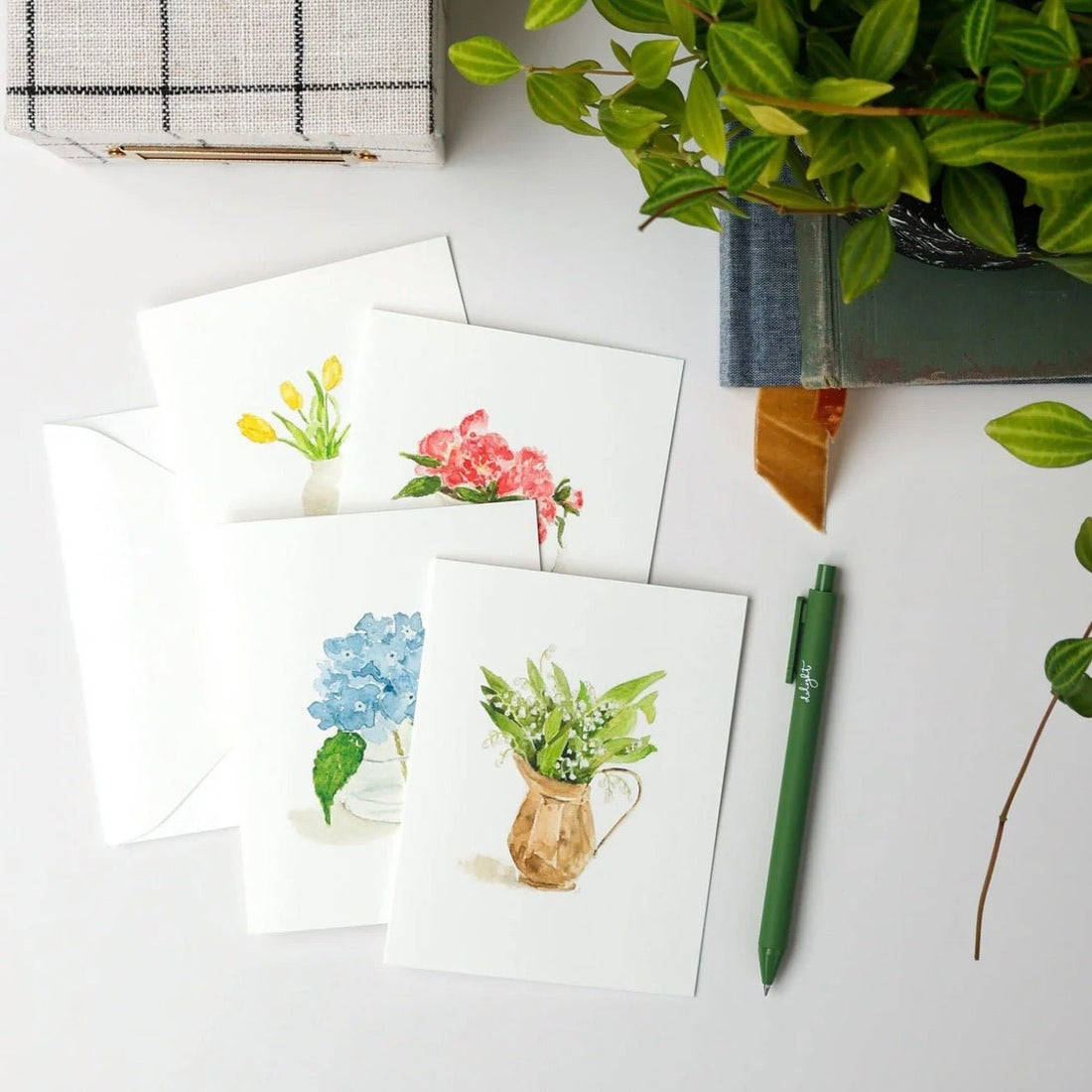 Emily Lex Studio - Flower Vase Notecard Set - The Flower Crate