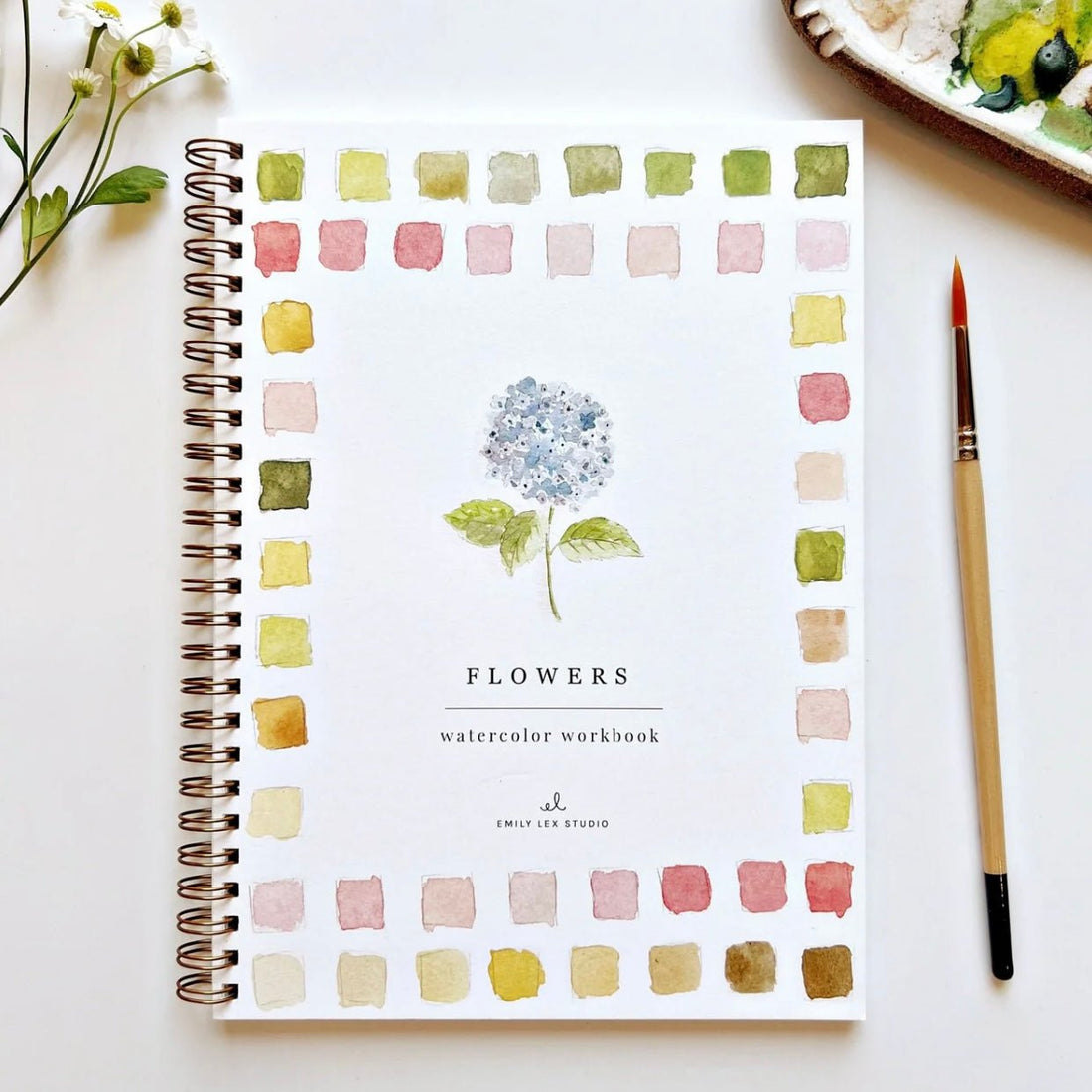 Emily Lex Studio - Flowers Watercolour Workbook - The Flower Crate