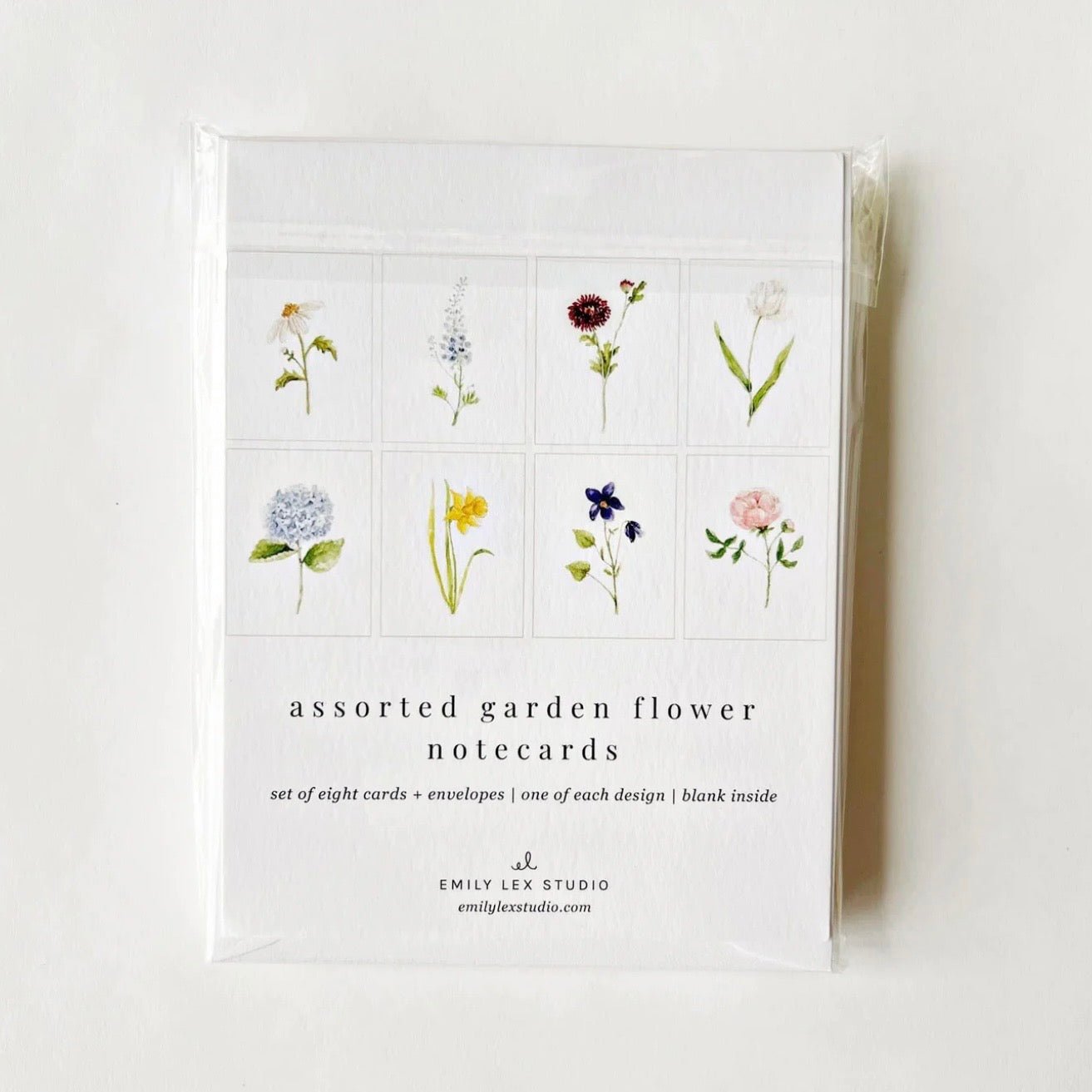 Emily Lex Studio - Garden Flowers Notecard Set - The Flower Crate
