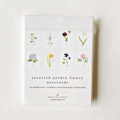 Emily Lex Studio - Garden Flowers Notecard Set - The Flower Crate