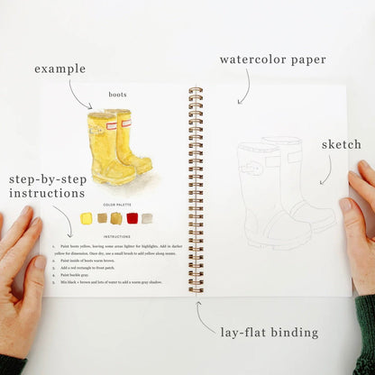 Emily Lex Studio - Garden Watercolour Workbook - The Flower Crate
