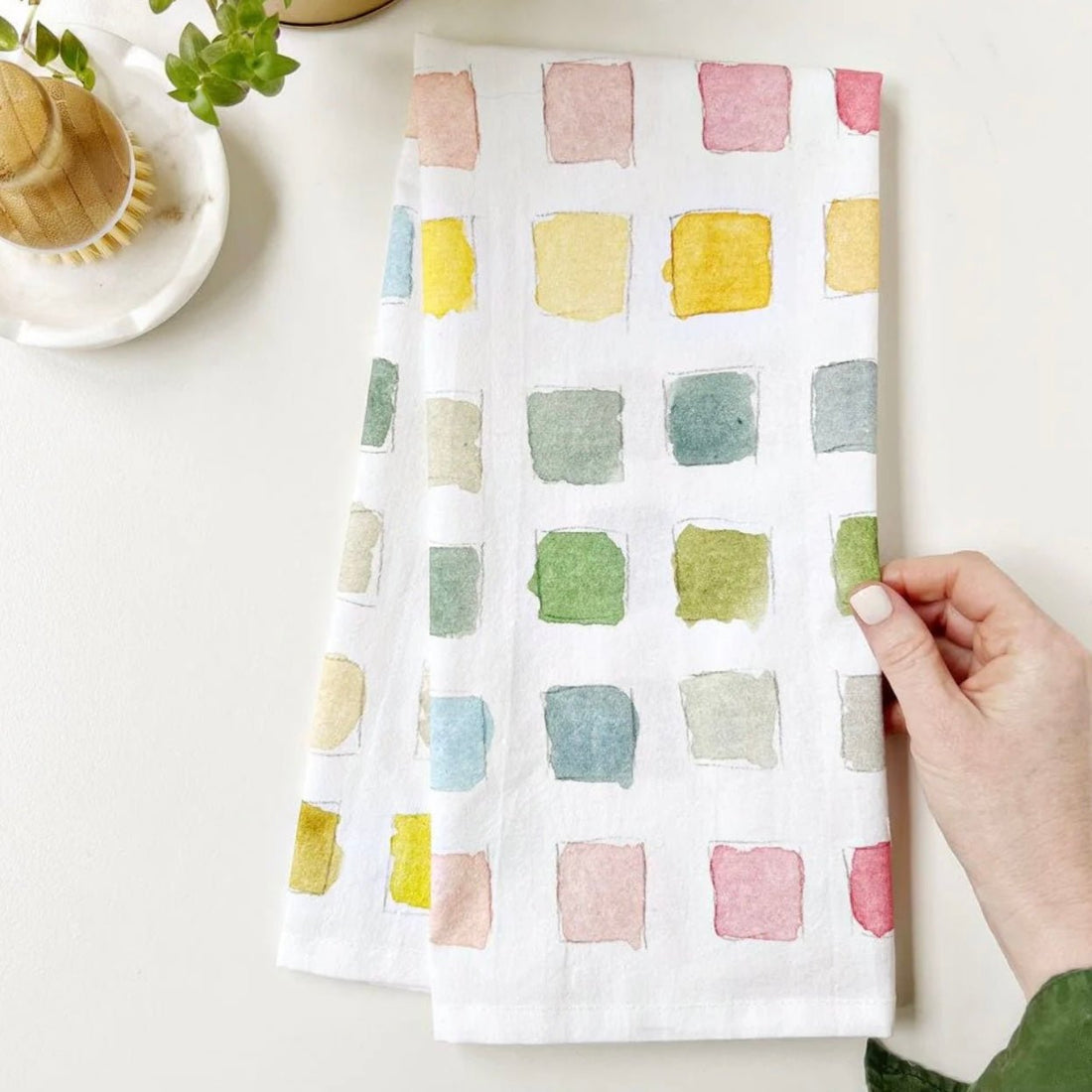 Emily Lex Studio - Paint Swatch Tea Towel - The Flower Crate