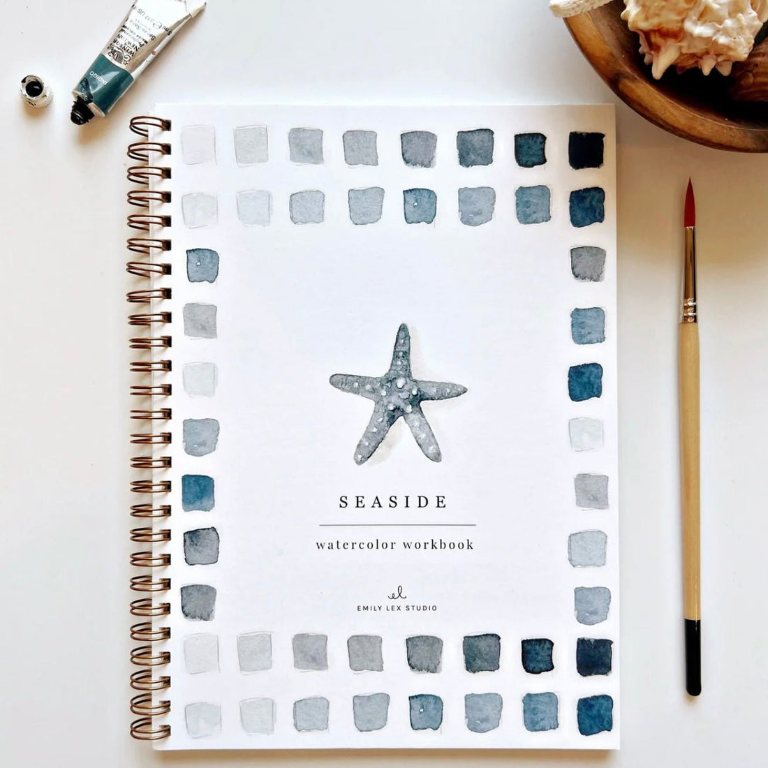 Emily Lex Studio - Seaside Watercolour Workbook - The Flower Crate