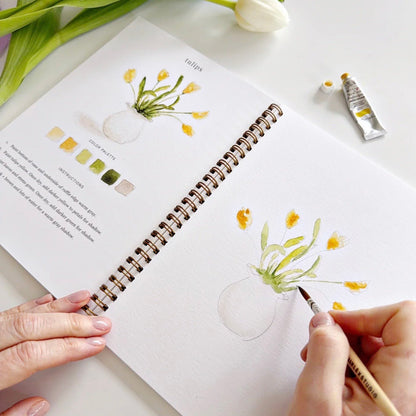 Emily Lex Studio - Spring Watercolour Workbook - The Flower Crate